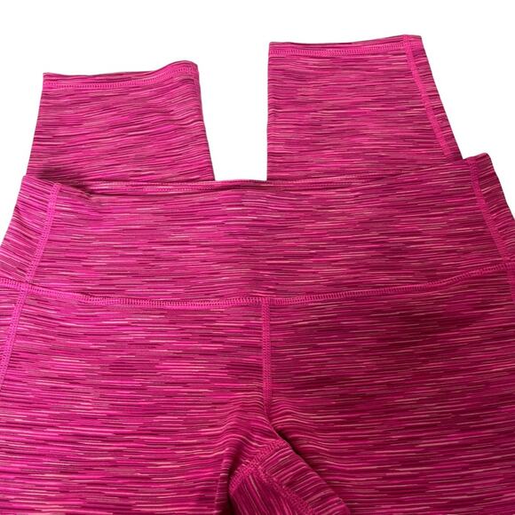 Athleta Chaturanga Space Dye Capri Pants Pink Size Medium - Picture 3 of 11